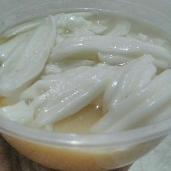 

puding susu kelapa muda