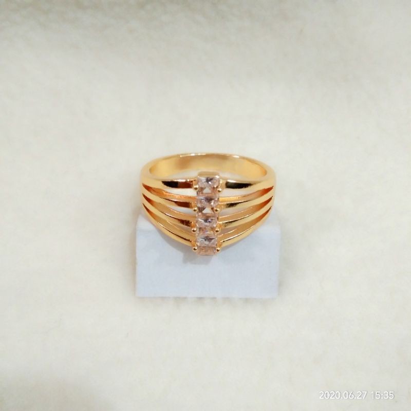 Cincin berlapis emas 24k