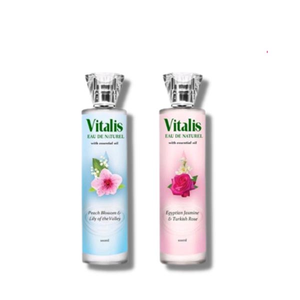 Vitalis Eau De Naturel Egyptian Jasmine and Turkish Rose | Peach Blossom &amp; Lily of Valley 100ml_Cerianti