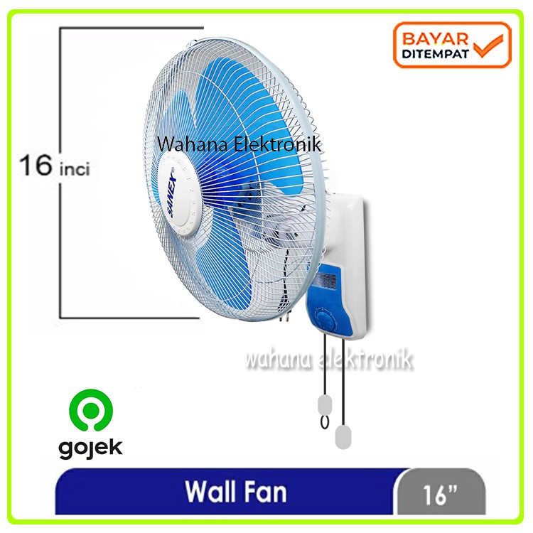 Sanex Wall Fan Kipas Angin Dinding Kipas Tembok Wall Fan 12inch 16inch