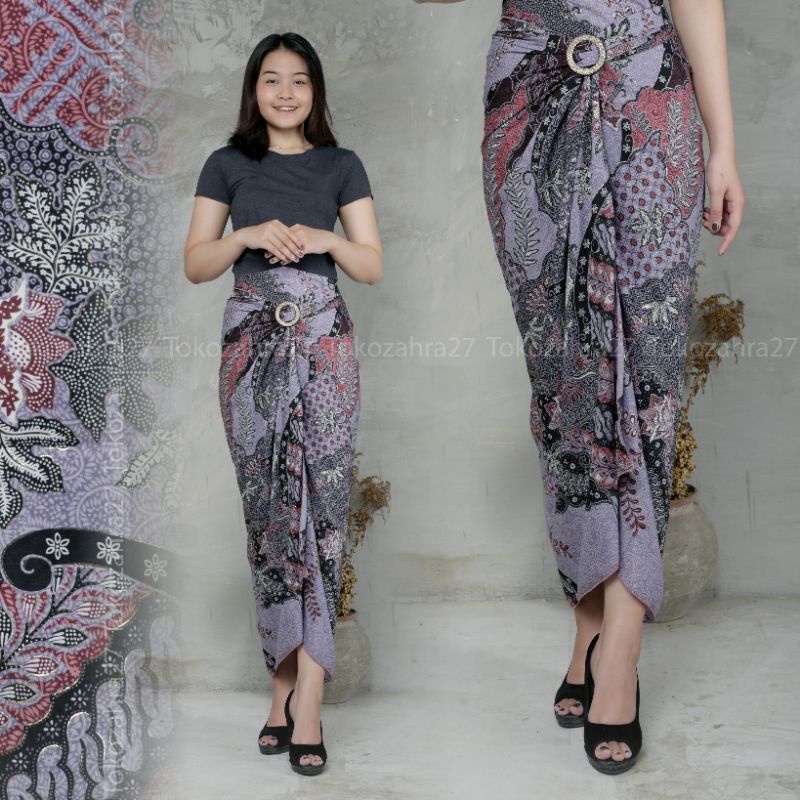 Rok Bawahan Kebaya Motif Lingling Rok Lilit Instan Rok Batik Kondangan &amp; Arisan