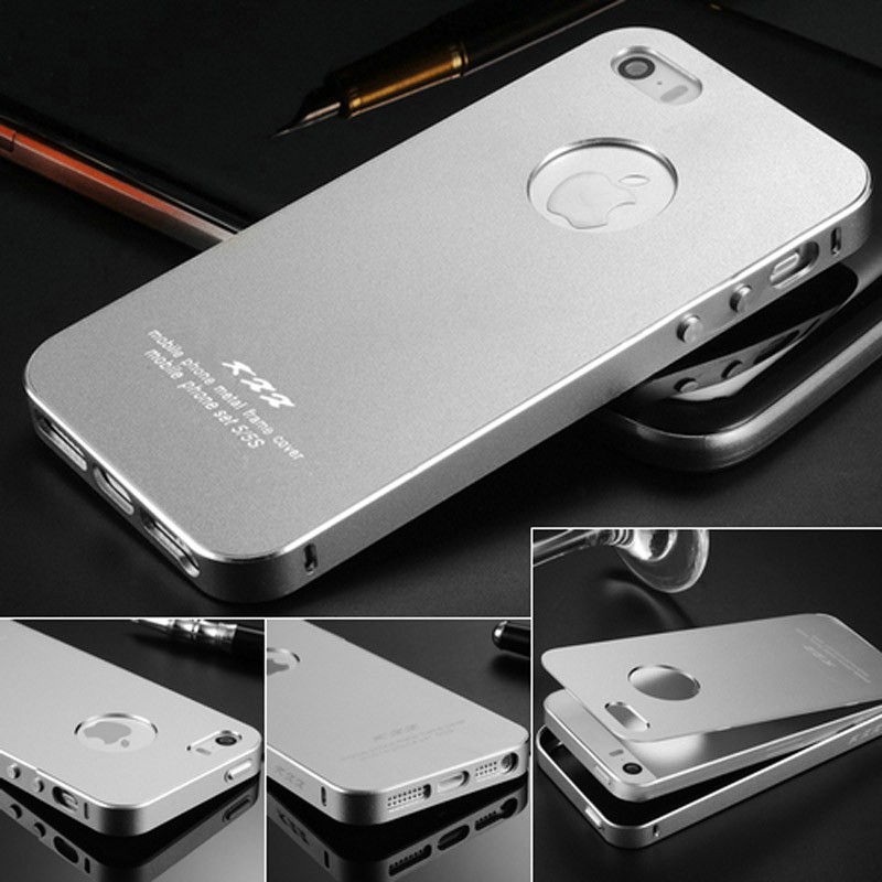 Ultrathin Aluminum Case For iPhone 5 5S SE 2 IN 1 Phone Bag Back Cover for iPhone 5S 5 Case Coque