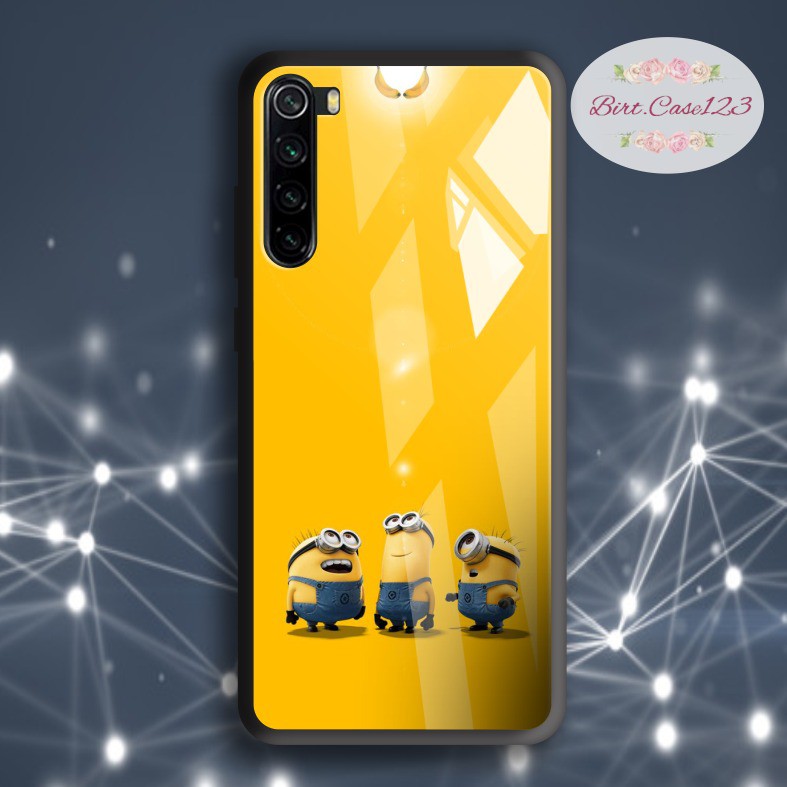 Case casing softcase silikon Gambar Minions back case glass for all type oppo samsung vivo xiaomi realme etc BC6648