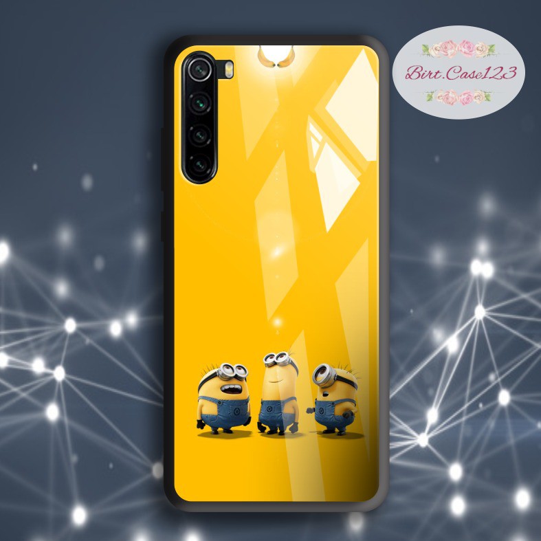 back case glass Minions Realme C1 C2 C3 U1 2 2 Pro 3 Pro 5 5i 5s Pro 6 Pro X Xt C11 C15 C12 7 BC1680