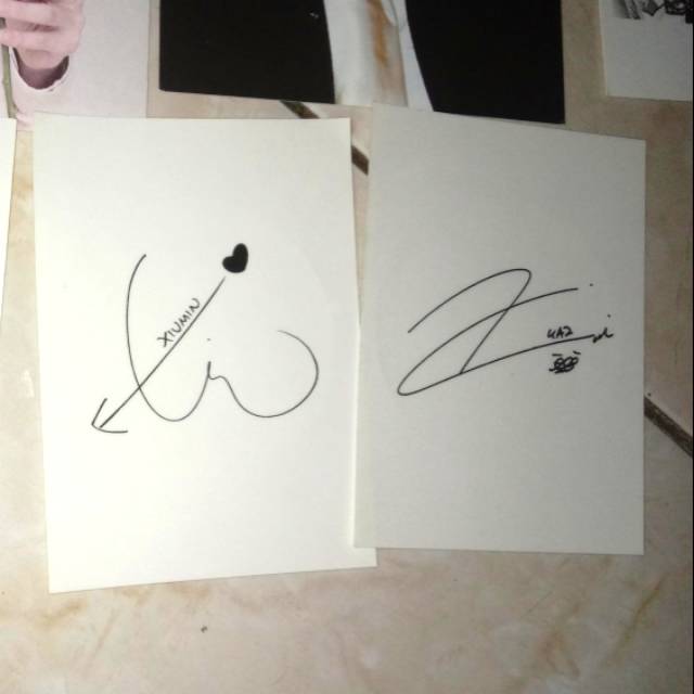 Exo official postcard