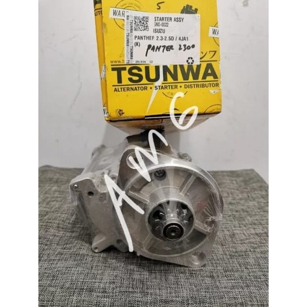 starter komplit isuzu panther 2.3 2.5 non turbo elf nhr55 model denso