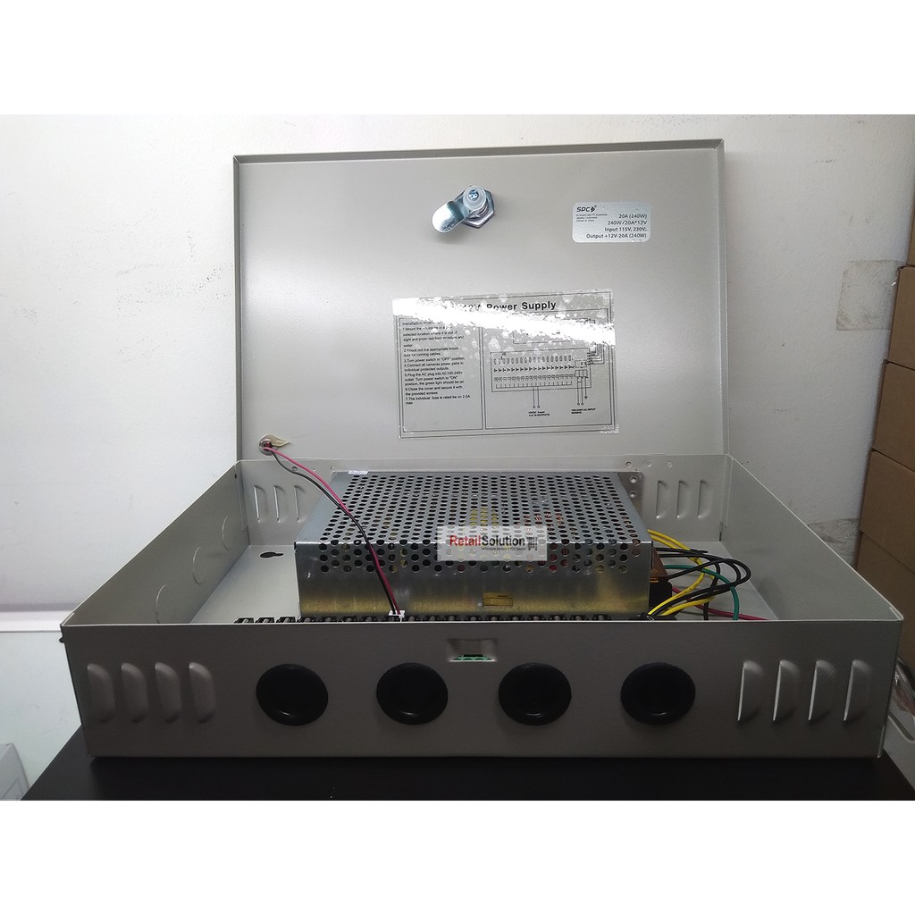 Power Supply CCTV SPC 12V 20A Box