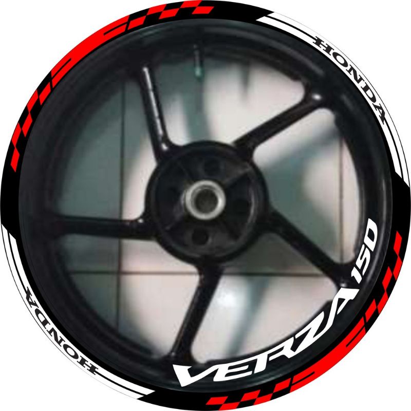 Stiker Velg Verza 150 / Stiker Velg Verza Keren / Stiker Racing Murah / Stiker Velg Varsa