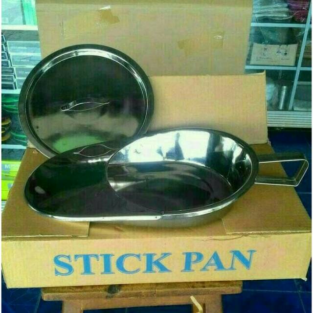 Pispot Sodok Stainless / Stick Pan