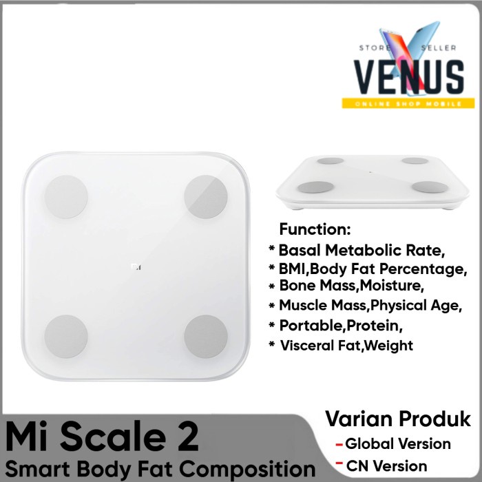 Xiaomi Smart Scale 2 - Mi Smart Body Composition Scale 2 - Timbangan