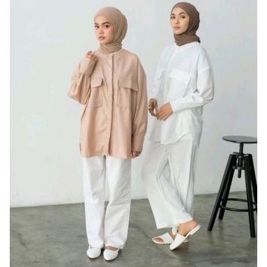 Eveseitch - Nadhin Shirt - Kemeja Wanita