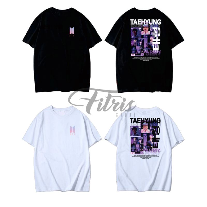 Kaos kpop unisex Taehyung tshirt bts foto