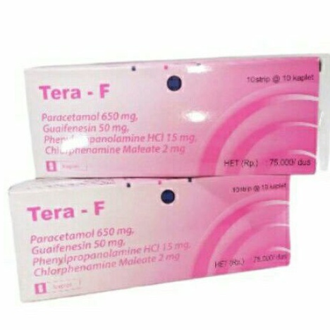 TERA-F KAPLET (Batuk, Demam, Flu, Sakit Kepala)