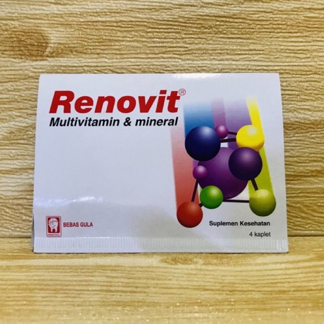 RENOVIT ISI 4 TABLET | Membantu Memenuhi Kebutuhan Multivitamin dan Mineral