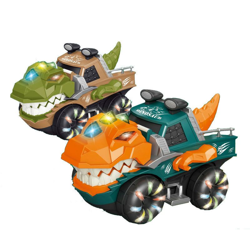 Mainan Mobil Dinosaurus Chariot/ Mainan Anak Mobil Lightning Dinosaur Baterai