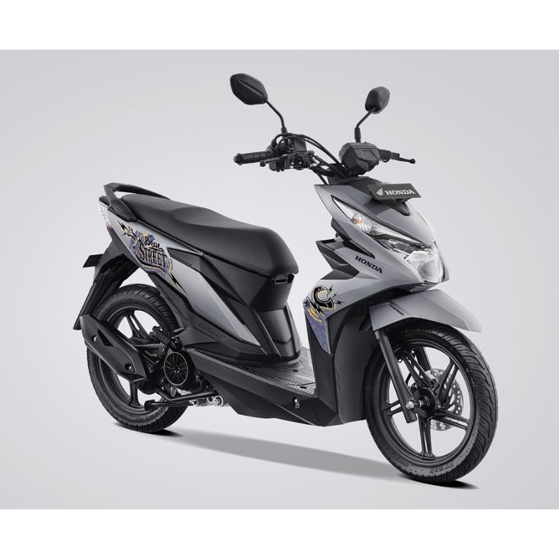 Bodi Honda Beat Street Warna Silver Doff Tahun 2017