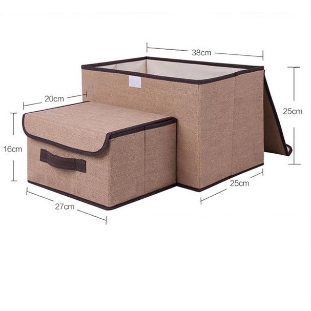 MARKAS88 Kotak Penyimpanan Serbaguna Storage Box 2 in 1 Tempat Penyimpanan Box Organizer