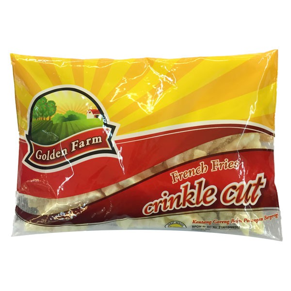 

GOLDEN FARM CRINCKLE CUT 12S @ 500 GR