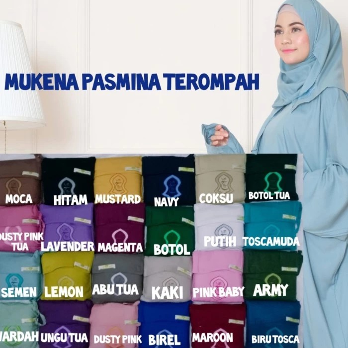 mukena pasmina terompah alwiyah