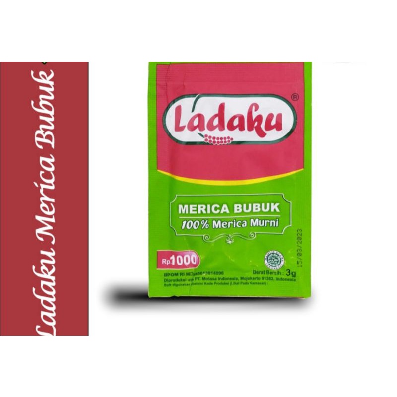 

Ladaku Merica Bubuk Sachet (3 Gram) - Ladaku Jual Satuan