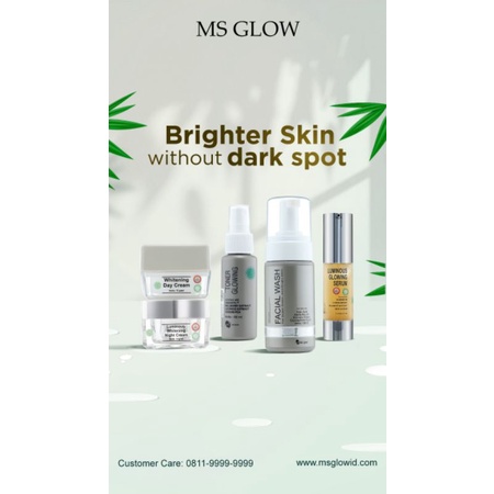 Paket Wajah Ms Glow + Serum Free 1pcs Day Cream Ms Glow | Paket Wajah Ms Glow Original | Paket Hemat