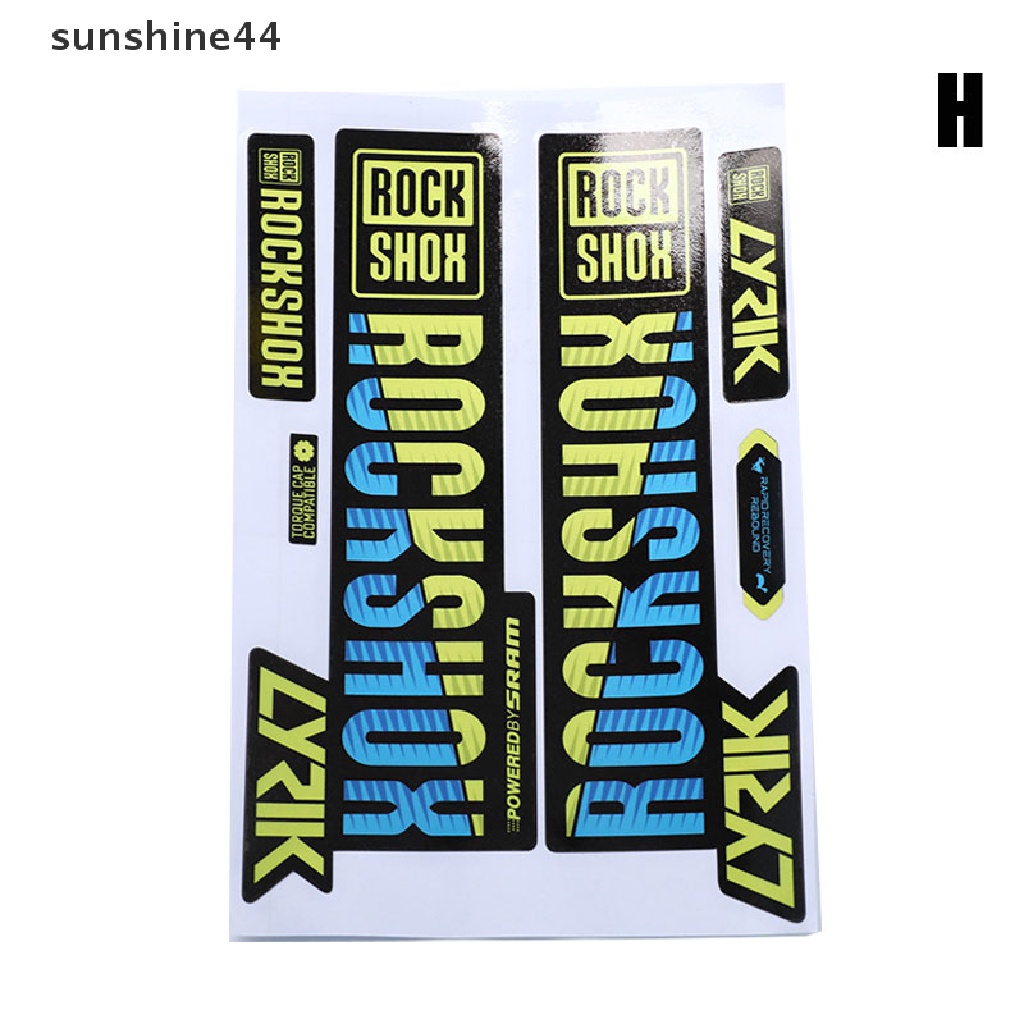 Sunshine Stiker Shock Absorber Anti Air Untuk Fork Depan Sepeda Gunung