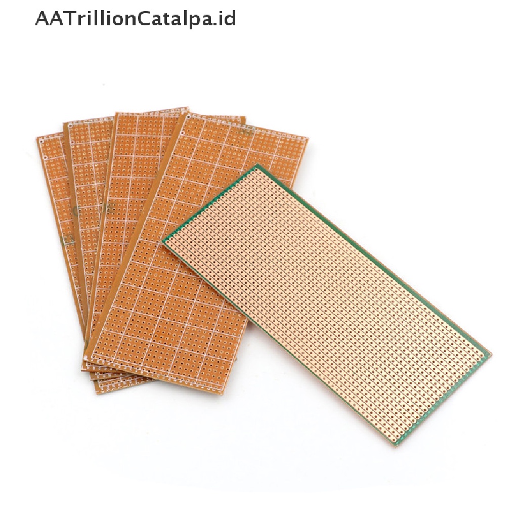 5 Pcs Papan Sirkuit PCB Platine Sisi Tunggal Ukuran 6.5x14.5cm