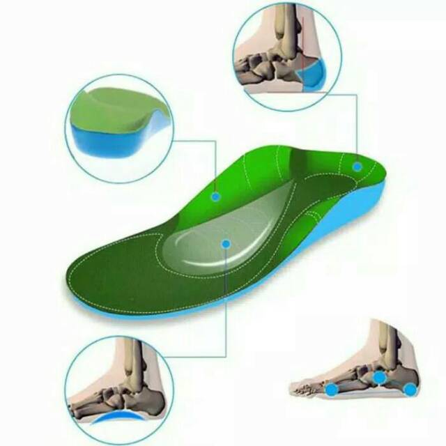 Insole arch support insole kaki lepek / kaki bebek