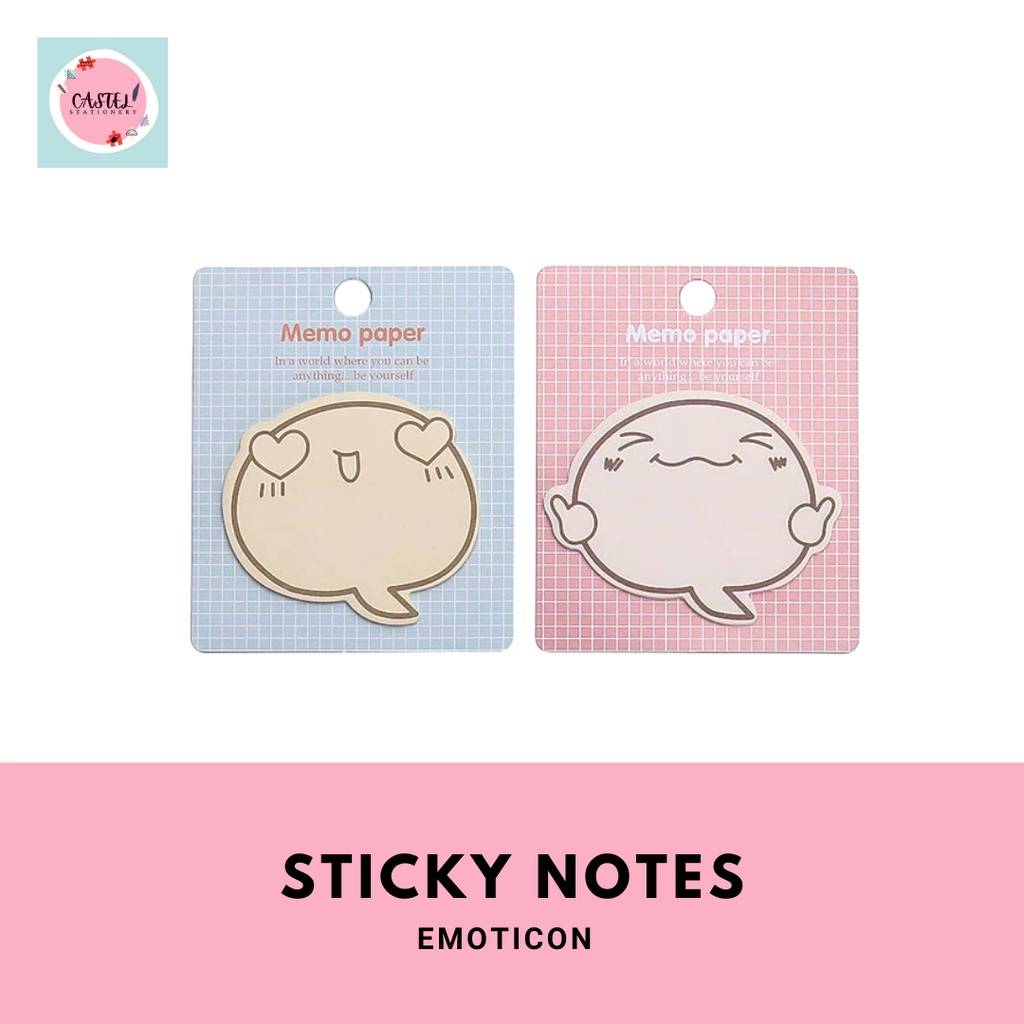 Stiky Notes Lucu Sticky Note Emoticon-2