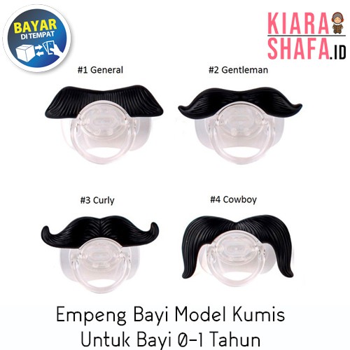 Kiarashafa - Empeng Bayi Lucu / Empeng Bayi Model Kumis / Empeng Kumis