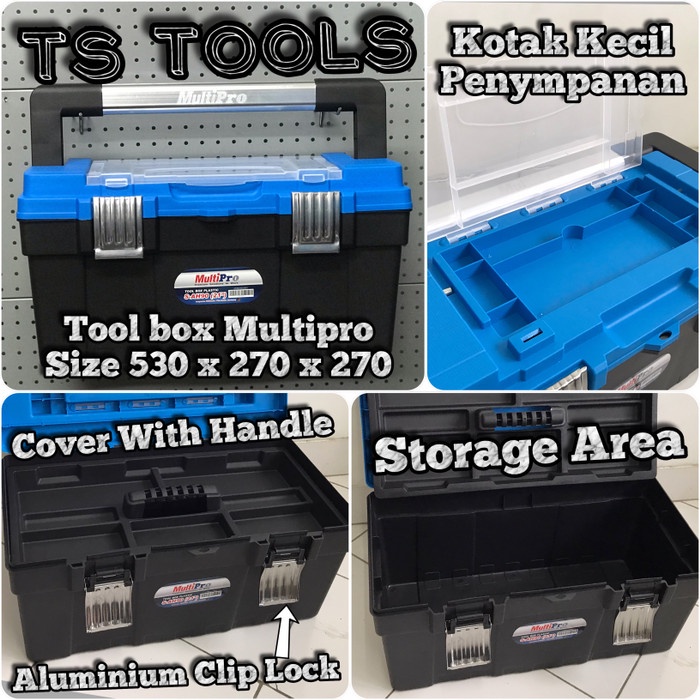 Tool Box Plastik Multipro 21 Inch Tool Set Box Tool kit Box 21"