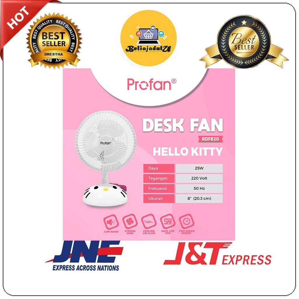 Beliajadulu88 Desk Fan 2 In 1 Dinding + Meja Kartun Cartoon karakter kipas angin 8 Inch