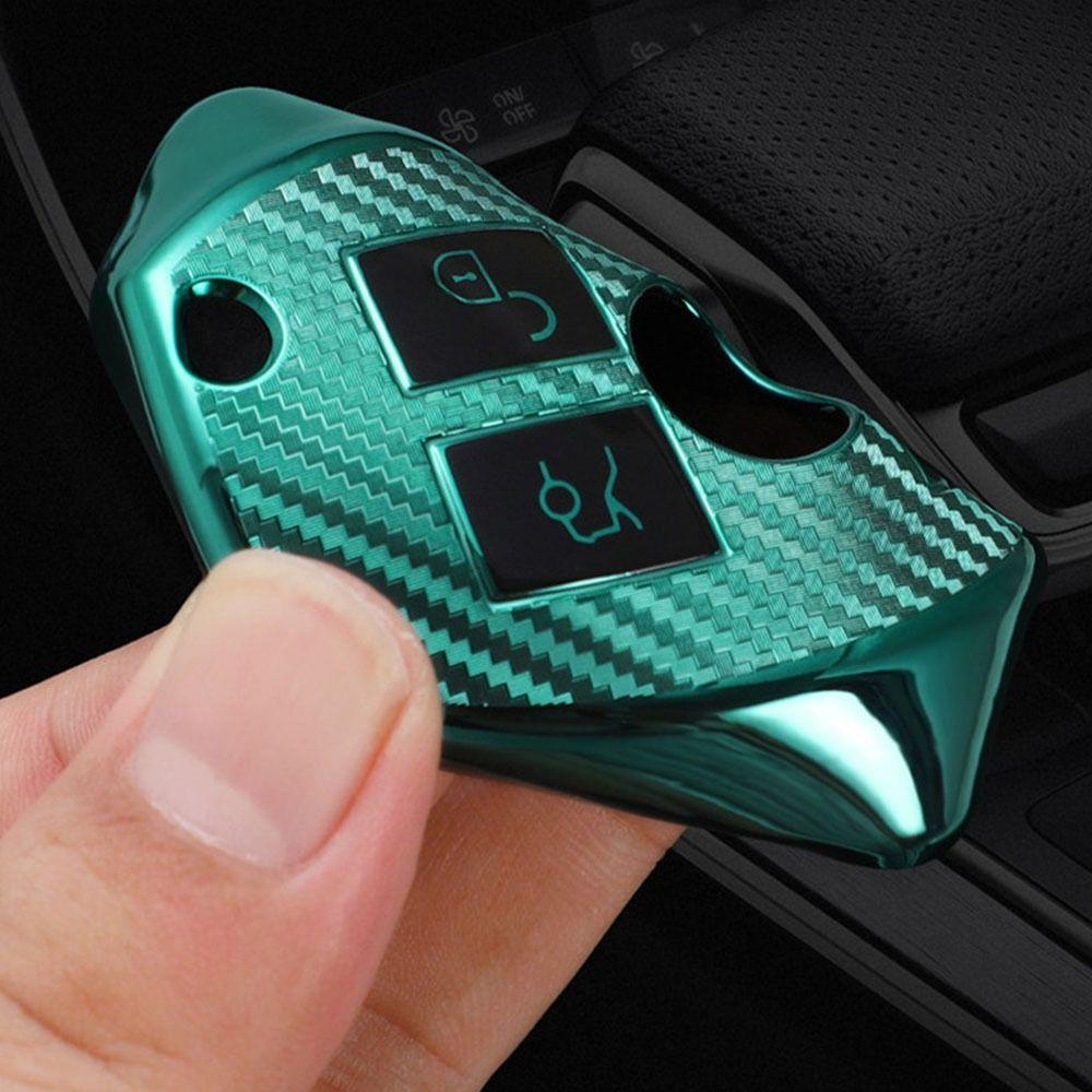 Top Remote Key Case Soft TPU Pelindung Kulit Key Fob Cover