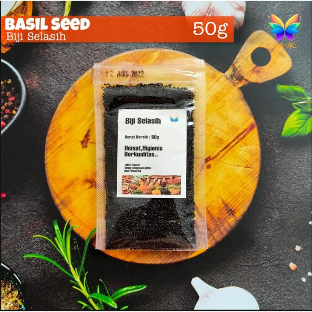 

Bumbu Rempah BIJI SELASIH / Basil Seed 50g PREMIUM by WWR