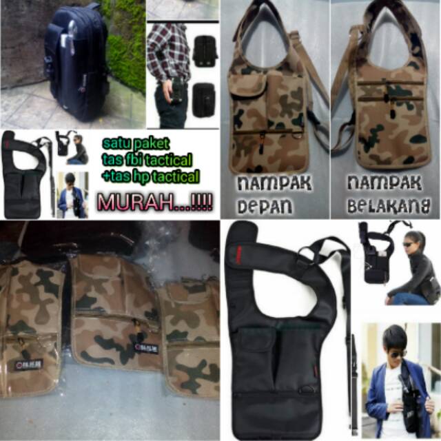 Tas hp pingang 1188 &amp; tas fbi gadget satu paket murah