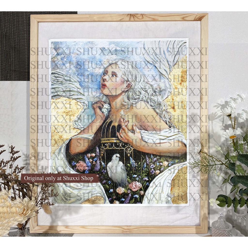 

Acrylic Fine Art Print on Canvas " Fly With Me " 50 x 60 cm | Shuxxi Art