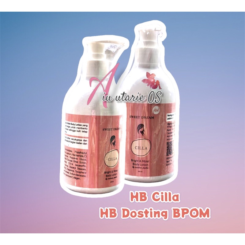 Hand Body Double Whitening/ HB Dosting BPOM/ Hand Body Cilla by Ridwan Pasha