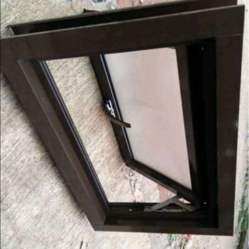 Kusen jendela alumunium kaca 40x60 lengkap tinggal pasang-5