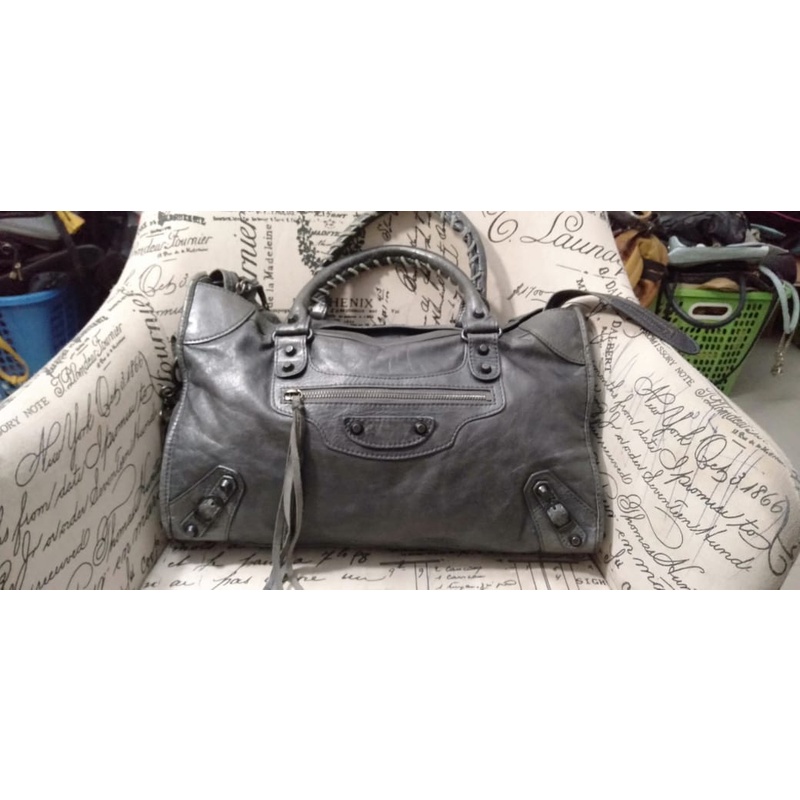 tas ala balenciaga ziper lempo