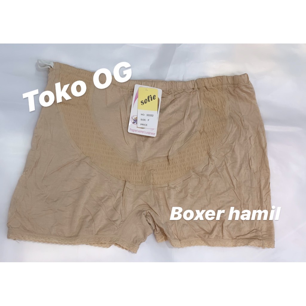 CELANA DALAM BOXER IBU HAMIL MATERNITY SHORT SEGIEMPAT SOFIE CD HAMIL BEST SELLER