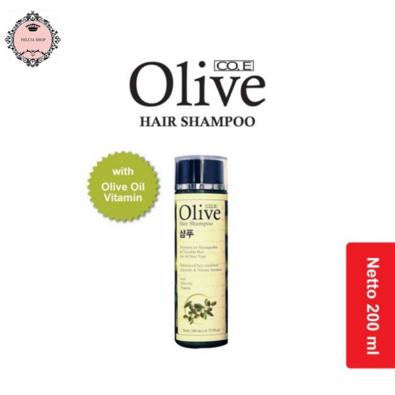 Shampo Olive COE 200ml/Shampo Penyubur Rambut