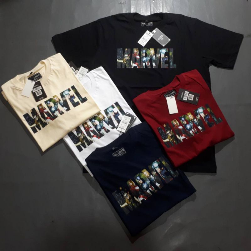 KAOS TSHIRT PULL&BEAR SERIES MARVEL FULL TEG