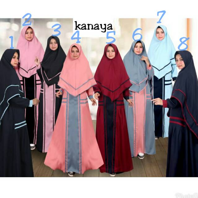 GAMIS SYARI TERBARU KANAYA DRESS SYARI GANIS KANAYA GAMIS BUSUI GAMIS JUMBO