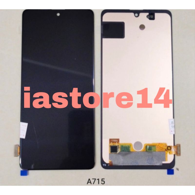 LCD TOUCHSCREEN SAMSUNG GALAXY A71 A715 OLED FINGERPRINT FUNGSI