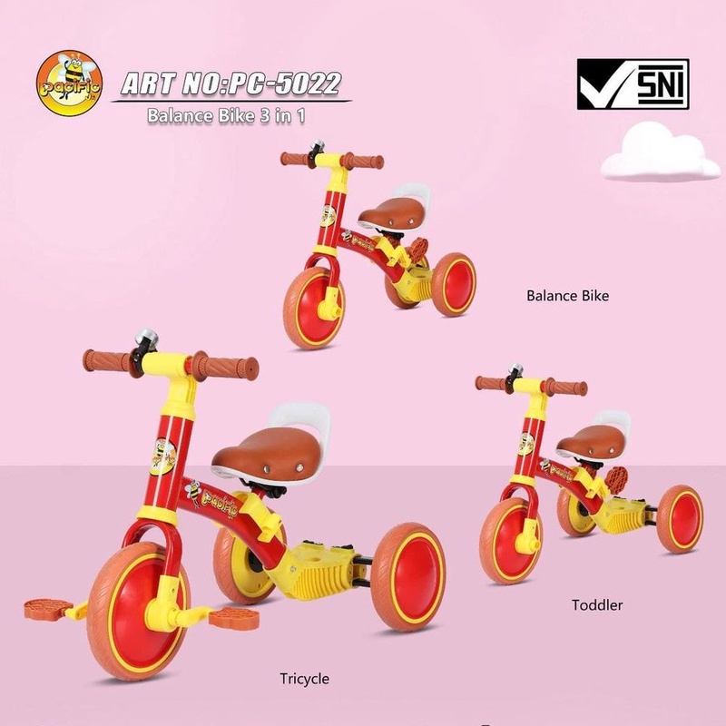 SEPEDA ANAK/BALANCE BIKE ET-5011/  ET-709 / PC-5022 PACIFIC