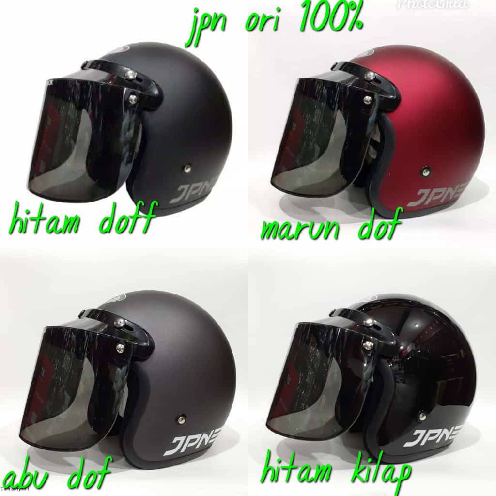 HELM BOGO NEO CLASSIC KC DATAR/CMBUNG FREE PACKING BOX