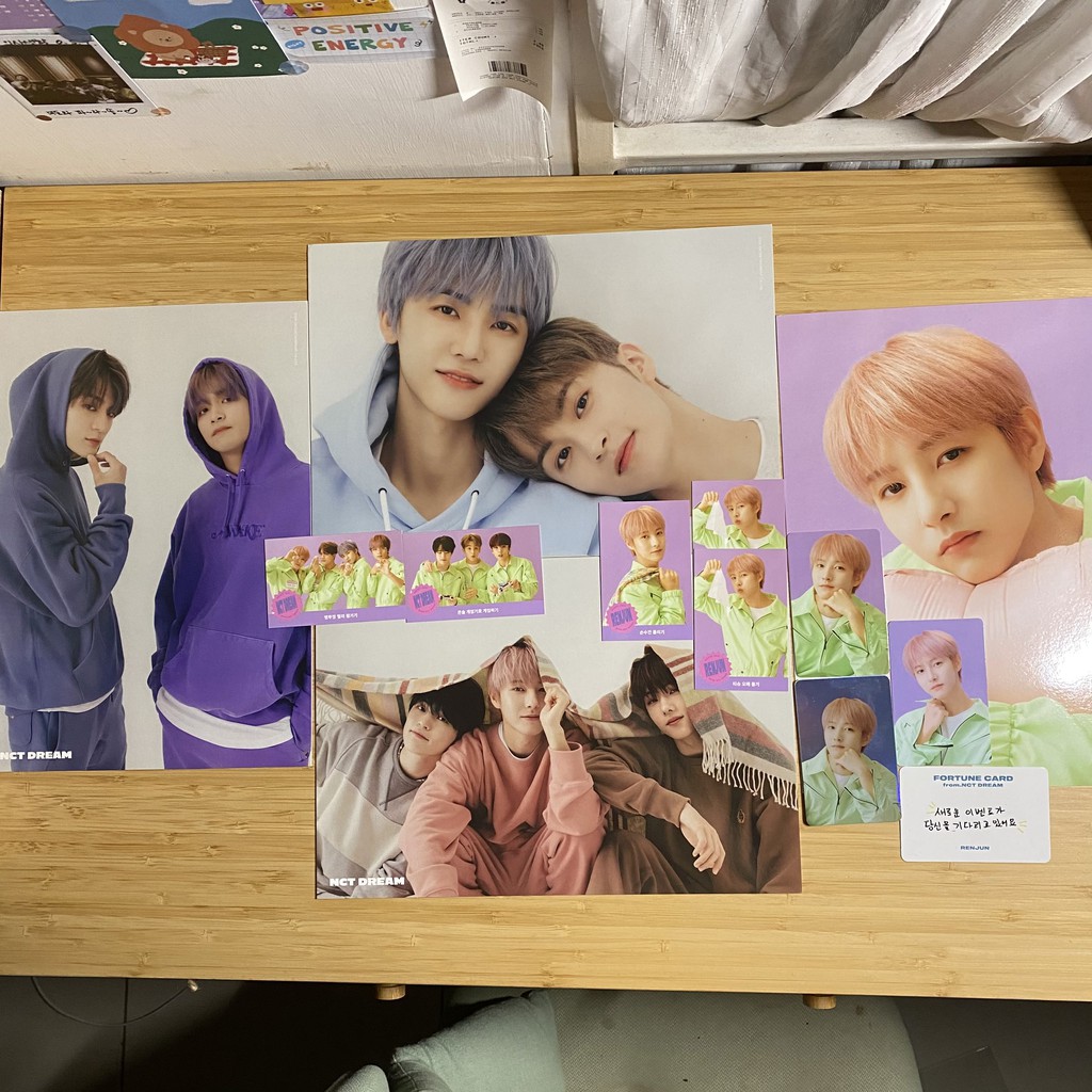 NCT DREAM 2021 SEASON GREETING RENJUN AND GROUP SET POB 11st PC WITHDRAMA ALADDIN