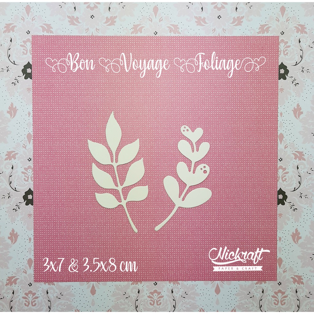 

BON VOYAGE FOLIAGE - Bahan Scrapbook Quilling Daun Kertas