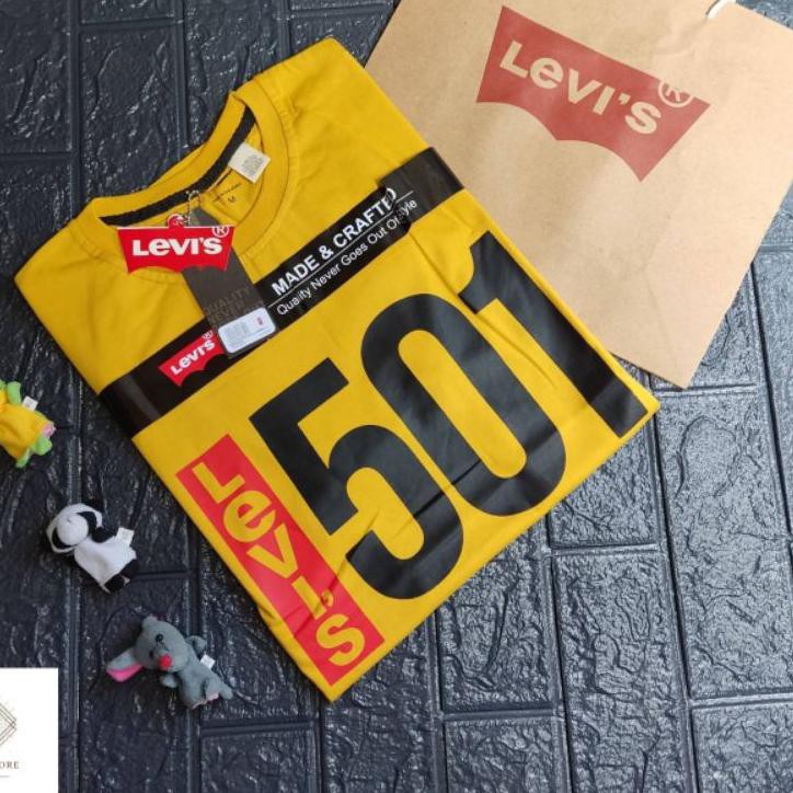 Kaos Pria Casual Levis 501 Original Made In Philiphine Murah Meriah Lengan Pendek