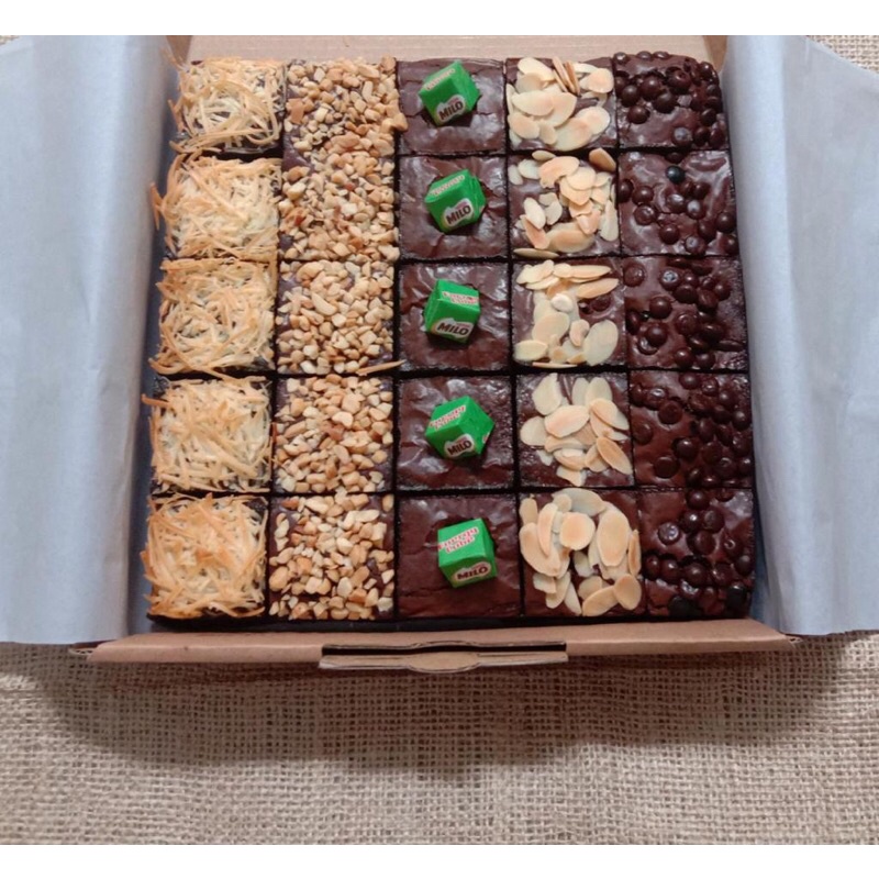 

Fudgy Brownies 25 sekat
